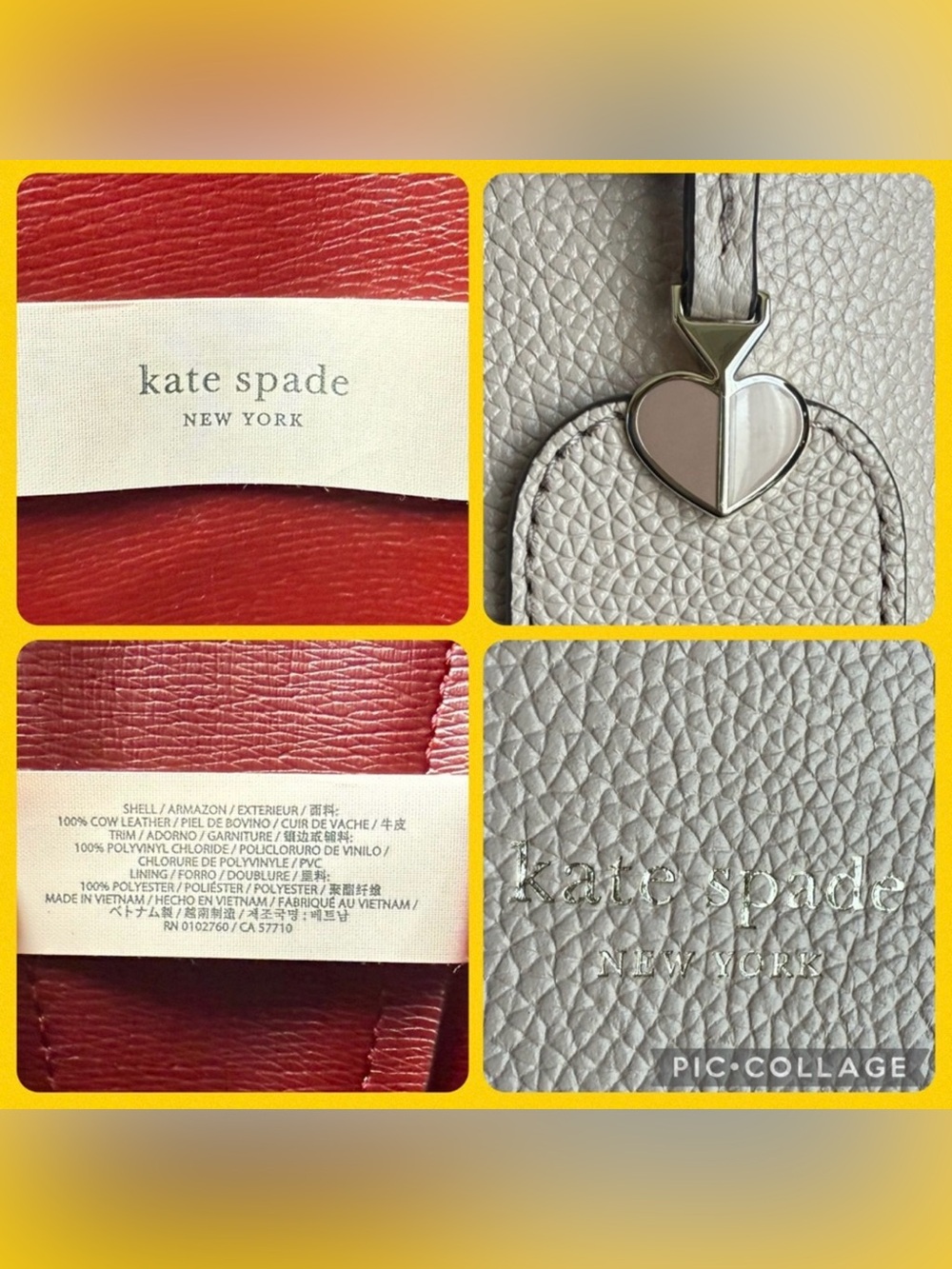 KATE SPADE ♠️ New York "Margaux" LIGHT PINK LEATHER TOTE BAG & WALLET SET🌟EUC🌟 - Picture 12 of 17